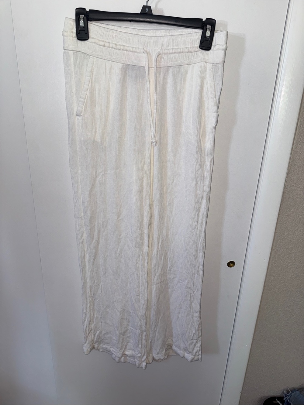Prana Cream Lightweight Swim Coverup Pants